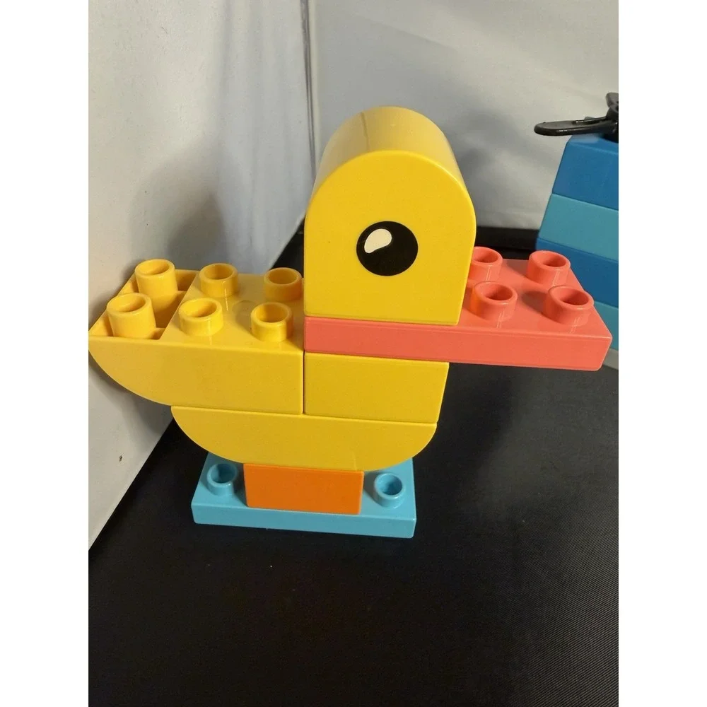 LEGO DUPLO Mixed Lot Duck Helicopter Birthday Cake Animal Building Blocks
